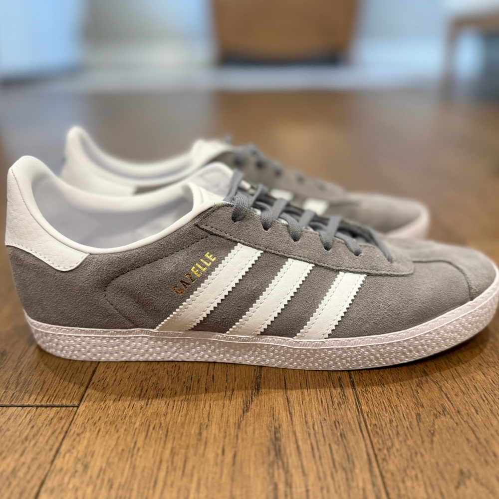 Adidas Gazelle Gray Suede Sneakers